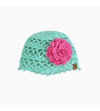 Детская вязаная ажурная панамка  BEGONIA 