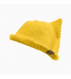 Детская вязаная панамка c ушками CAT