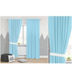 Шторы в детскую ZIGZAG BLUE